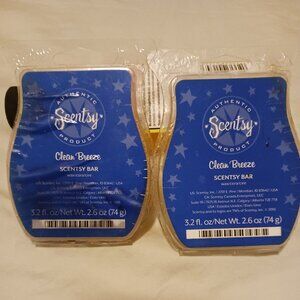 Scentsy 'Clean Breeze' Scentsy Bar Wax 3.2 fl oz., Set of 2,